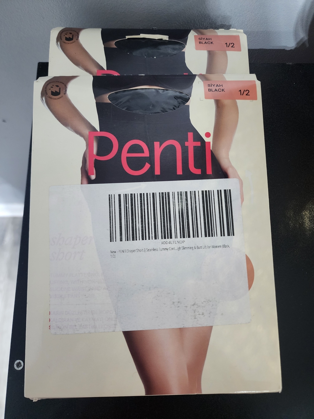 2 Pair Of Black Women's High Waist Shaprr Shorts Size S/M or XL